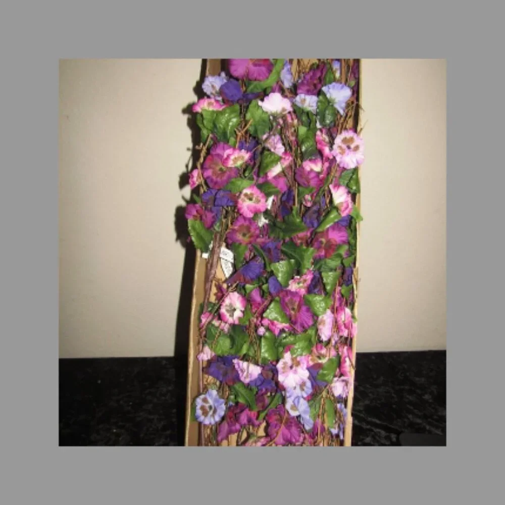 Elegant Purple ,Blue and Pink  combo Faux Pansy Spray Floral Accents